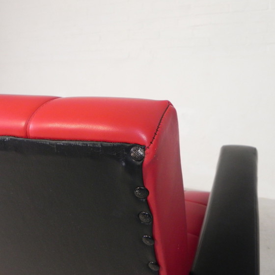 Image 1 of Skai Upholstered Rockabilly Sofa, 1950s