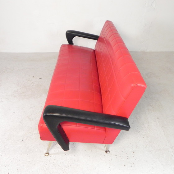 Image 1 of Skai Upholstered Rockabilly Sofa, 1950s