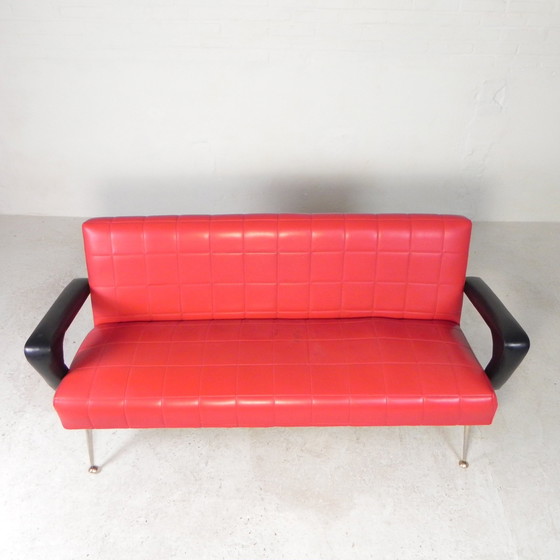 Image 1 of Skai Upholstered Rockabilly Sofa, 1950s