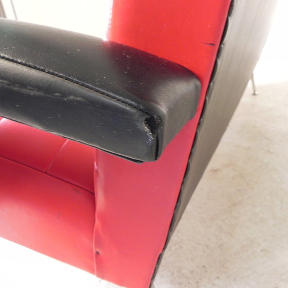 Image 1 of Skai Upholstered Rockabilly Sofa, 1950s