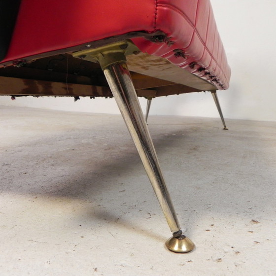 Image 1 of Skai Upholstered Rockabilly Sofa, 1950s