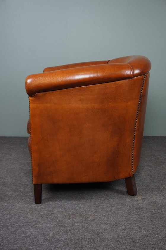 Image 1 of Poltrona club in pelle di pecora