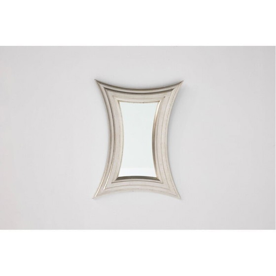 Image 1 of Specchio vintage con cornice in metallo, 1940