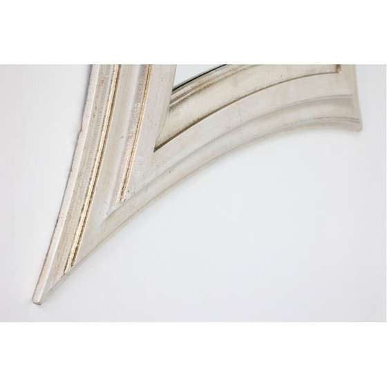 Image 1 of Specchio vintage con cornice in metallo, 1940