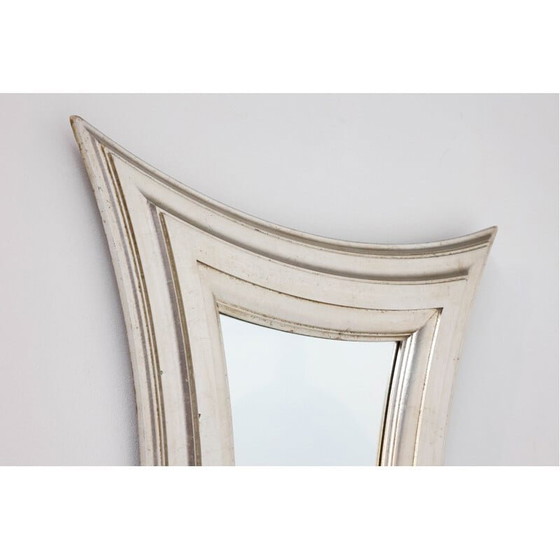 Image 1 of Specchio vintage con cornice in metallo, 1940