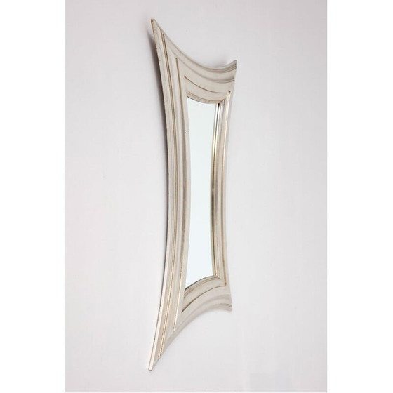 Image 1 of Specchio vintage con cornice in metallo, 1940