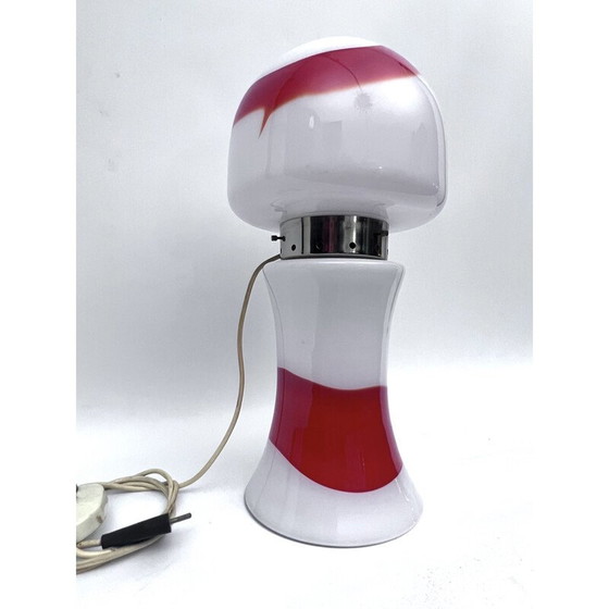 Image 1 of Vintage glass table lamp by Mazzega, Italy 1970