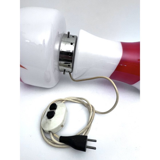 Image 1 of Vintage glass table lamp by Mazzega, Italy 1970