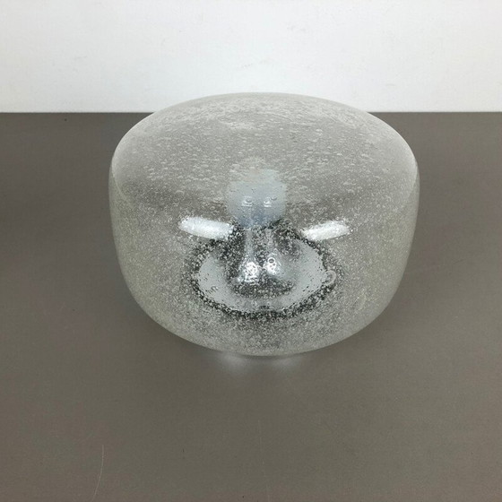 Image 1 of Lampada da parete vintage in vetro di Hillebrand Leuchten, Germania 1970