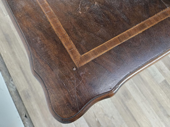 Image 1 of Walnut Coffee Table With Crossed Legs