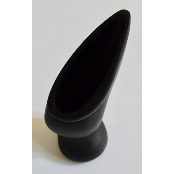 Image 1 of Vintage enameled ceramic vase by Louis Giraud for Vallauris, 1950