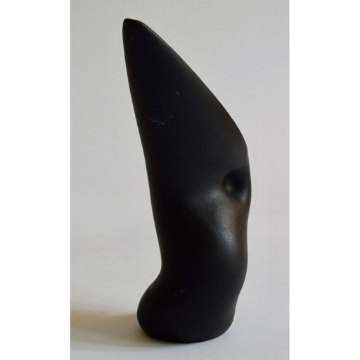 Vintage enameled ceramic vase by Louis Giraud for Vallauris, 1950