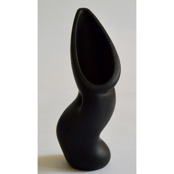 Image 1 of Vintage enameled ceramic vase by Louis Giraud for Vallauris, 1950