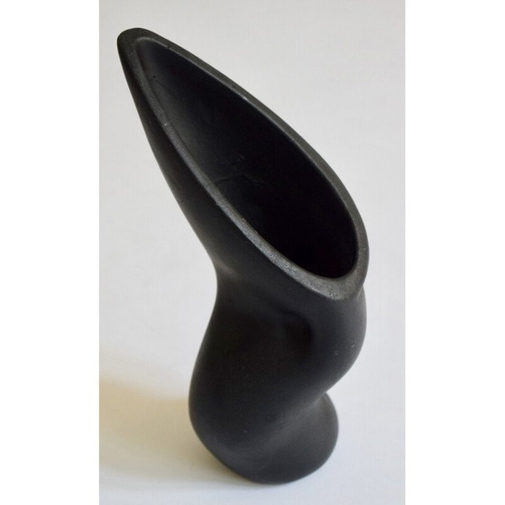 Image 1 of Vintage enameled ceramic vase by Louis Giraud for Vallauris, 1950