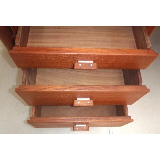 Image 1 of Vintage teak pedestal desk by Arne Vodder for Sibast, 1960