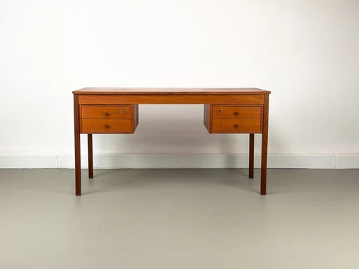 Teak Desk with four drawers from Domino Møbler, 1970s