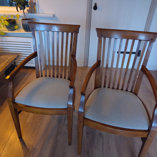 4X Art Nouveau Dining Chairs