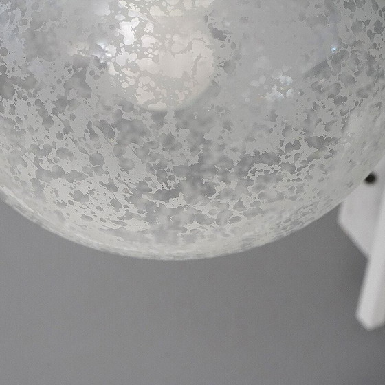 Image 1 of Vintage glass and chrome metal wall lamp for Stilnovo, Italy 1960
