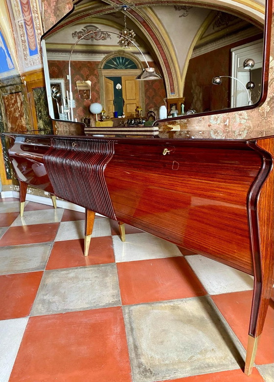 Image 1 of 1X Osvaldo Borsani Rosewood And Mahogany Sideboard