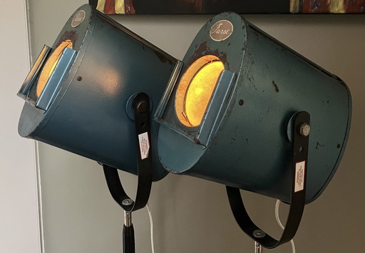 2x Furse Theater Spotlights On Stand