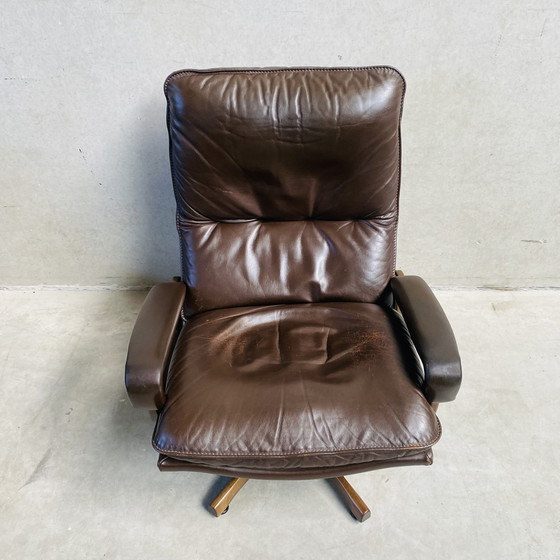 Image 1 of Leather Armchair André Vandenbeuck Brand Strässle