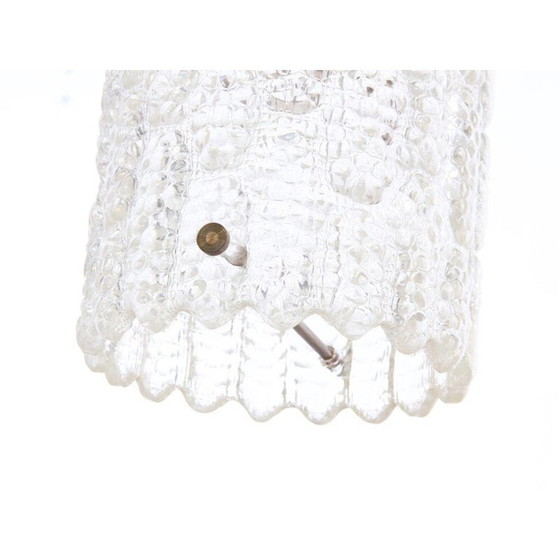 Image 1 of Lampada a sospensione in cristallo e ottone di Carl Fagerlund per Orrefors - anni 1690