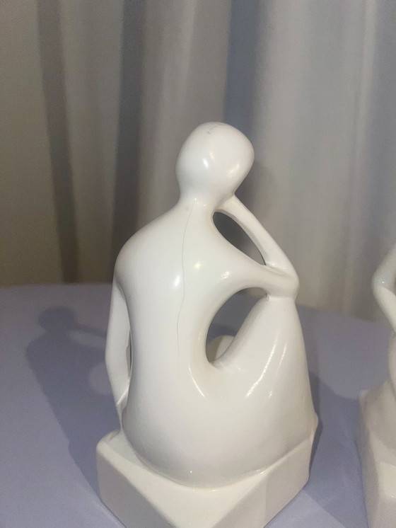 Image 1 of Sujetalibros de cerámica Royal Delft