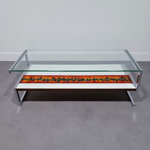 Vintage Nisco ceramic coffee table