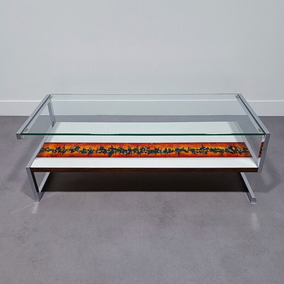 Image 1 of Vintage Nisco ceramic coffee table