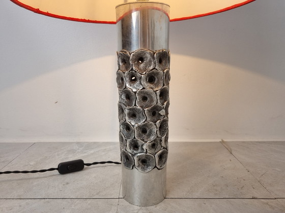 Image 1 of Brutalist table lamp by Willy Luyckx