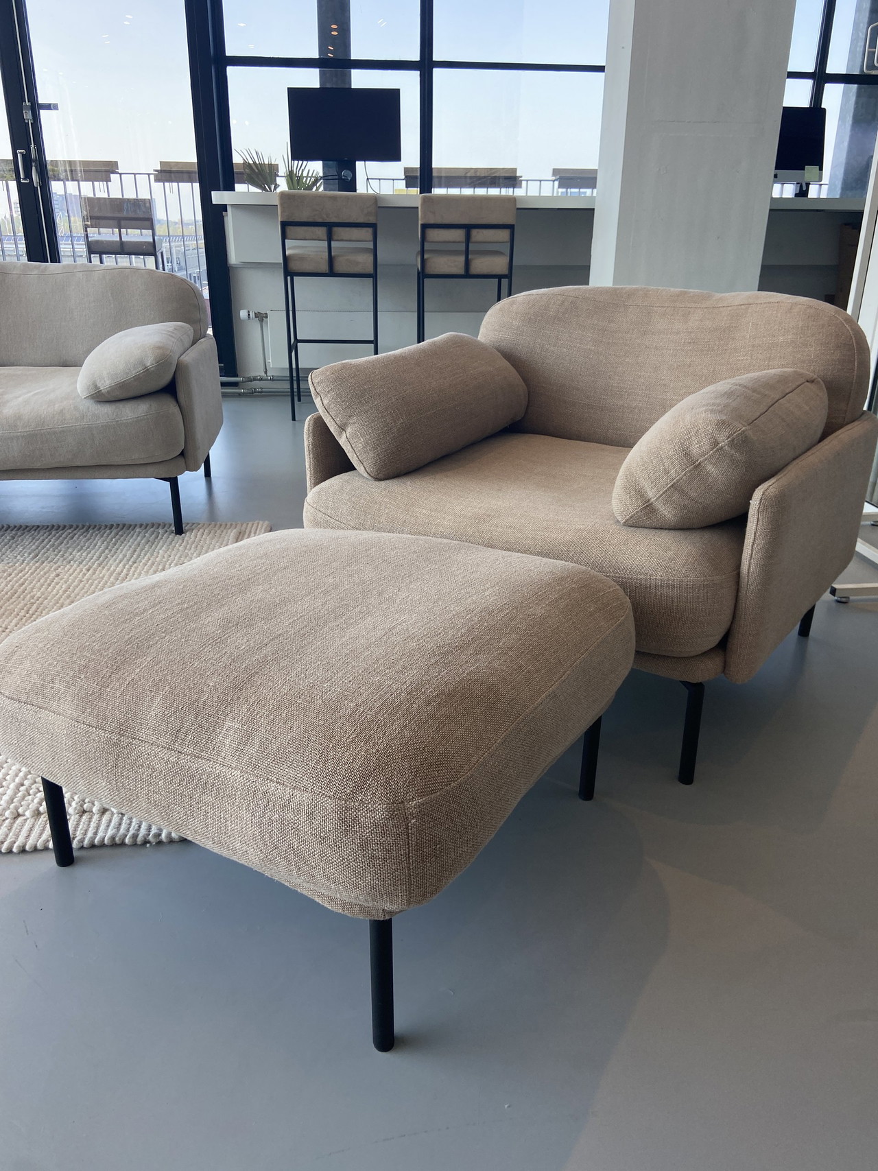 Sillón sofá Fest regular + reposapiés
