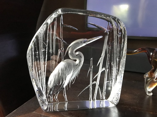 Mats Jonasson Crystal Heron