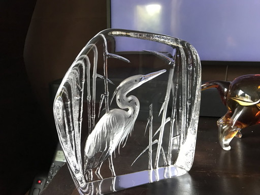 Mats Jonasson Crystal Heron