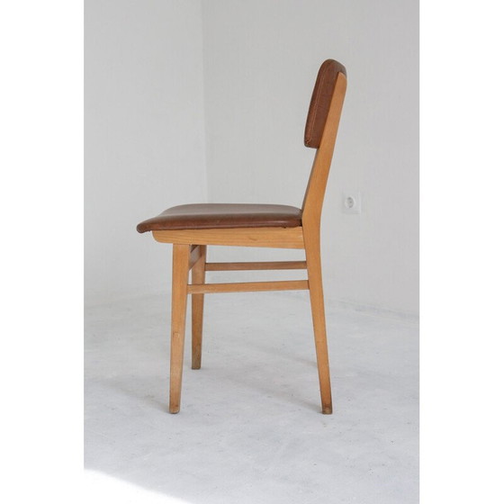 Image 1 of Sedia vintage color marrone, anni '60