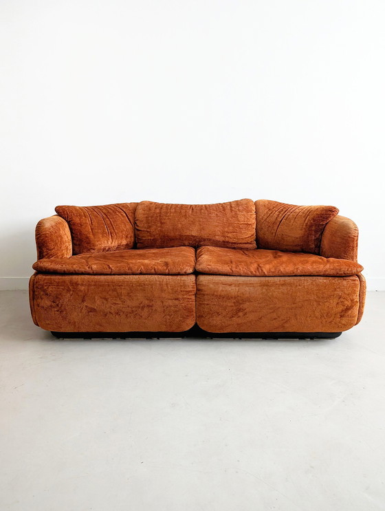 Image 1 of 'Confidential' Sofa By Alberto Rosselli For Saporiti 1970'S 