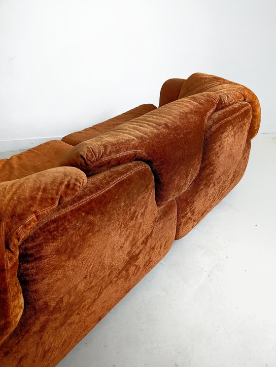 Image 1 of 'Confidential' Sofa By Alberto Rosselli For Saporiti 1970'S 