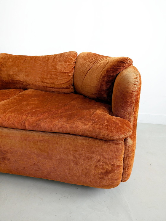 Image 1 of 'Confidential' Sofa By Alberto Rosselli For Saporiti 1970'S 