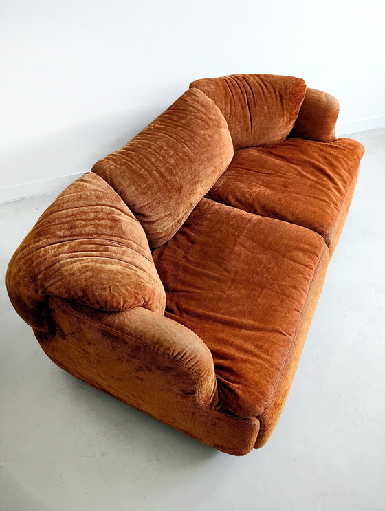 Image 1 of 'Confidential' Sofa By Alberto Rosselli For Saporiti 1970'S 