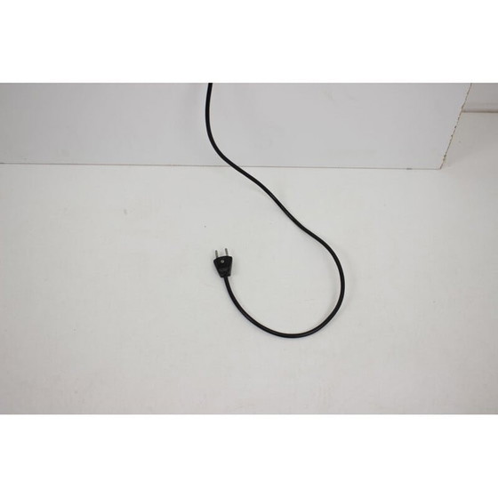 Image 1 of Vintage brass and glass wall lamp, Czech 1950