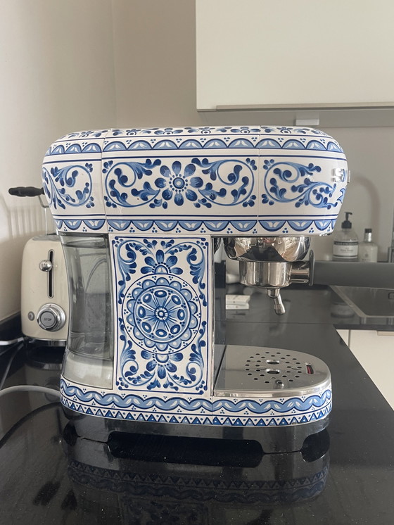 Image 1 of Smeg x Dolce & Gabbana | Blu Mediterraneo | Espresso machine