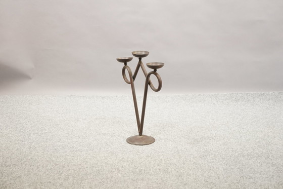 Image 1 of Brutalist vintage candlestick, 1960s