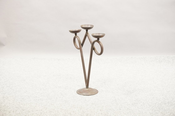 Image 1 of Brutalist vintage candlestick, 1960s