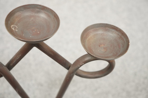 Image 1 of Brutalist vintage candlestick, 1960s