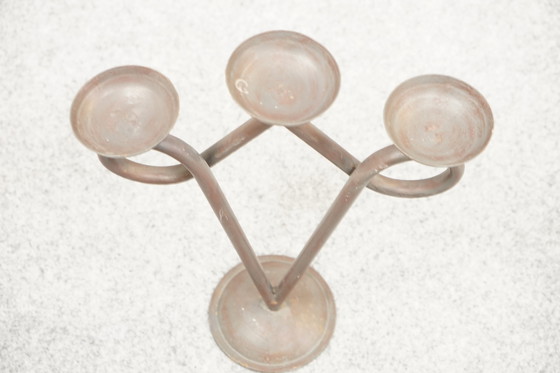 Image 1 of Brutalist vintage candlestick, 1960s