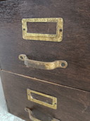Meuble de bureau d'archives vintage