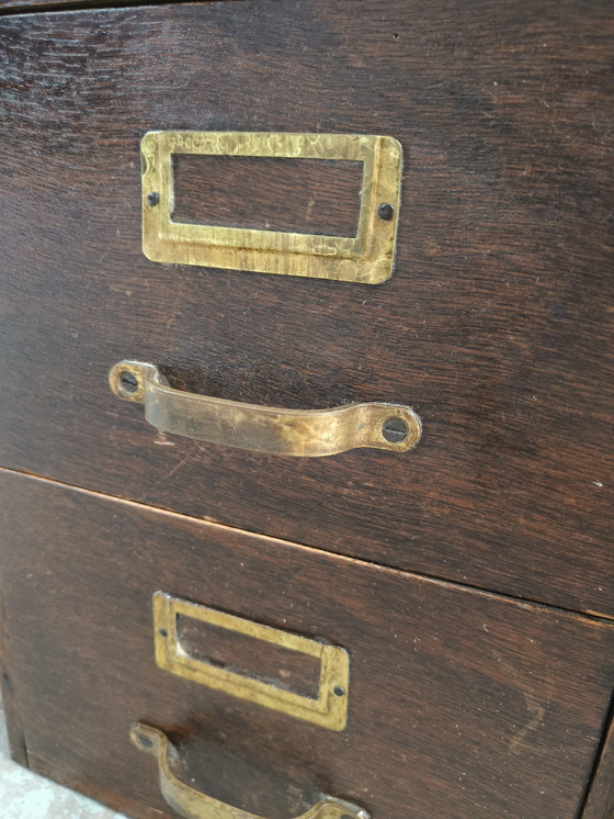 Image 1 of Meuble de bureau d'archives vintage