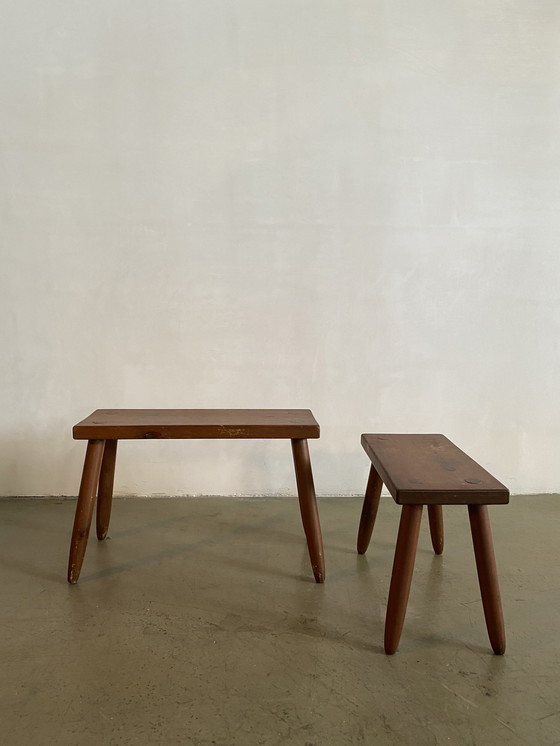 Image 1 of Set of 2 N.S. Riley Studio Tables, USA, 1950s