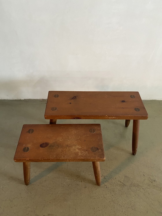 Image 1 of Set of 2 N.S. Riley Studio Tables, USA, 1950s