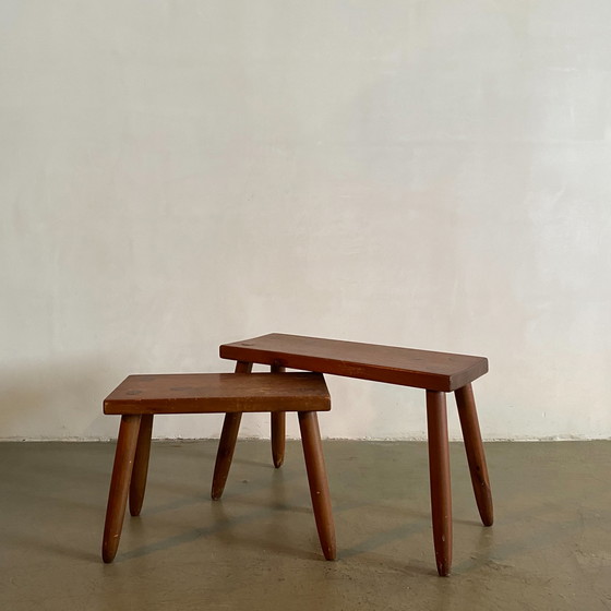 Image 1 of Set of 2 N.S. Riley Studio Tables, USA, 1950s