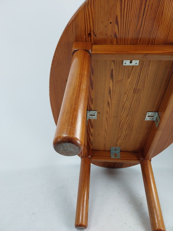 Image 1 of Heavy pine coffee table. 1970s 